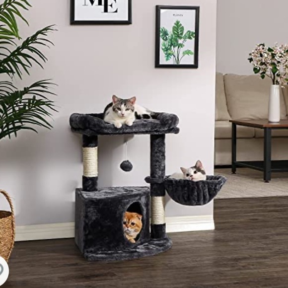 SOLD Silver Cat Tree Condo - Picture 5 of 10
